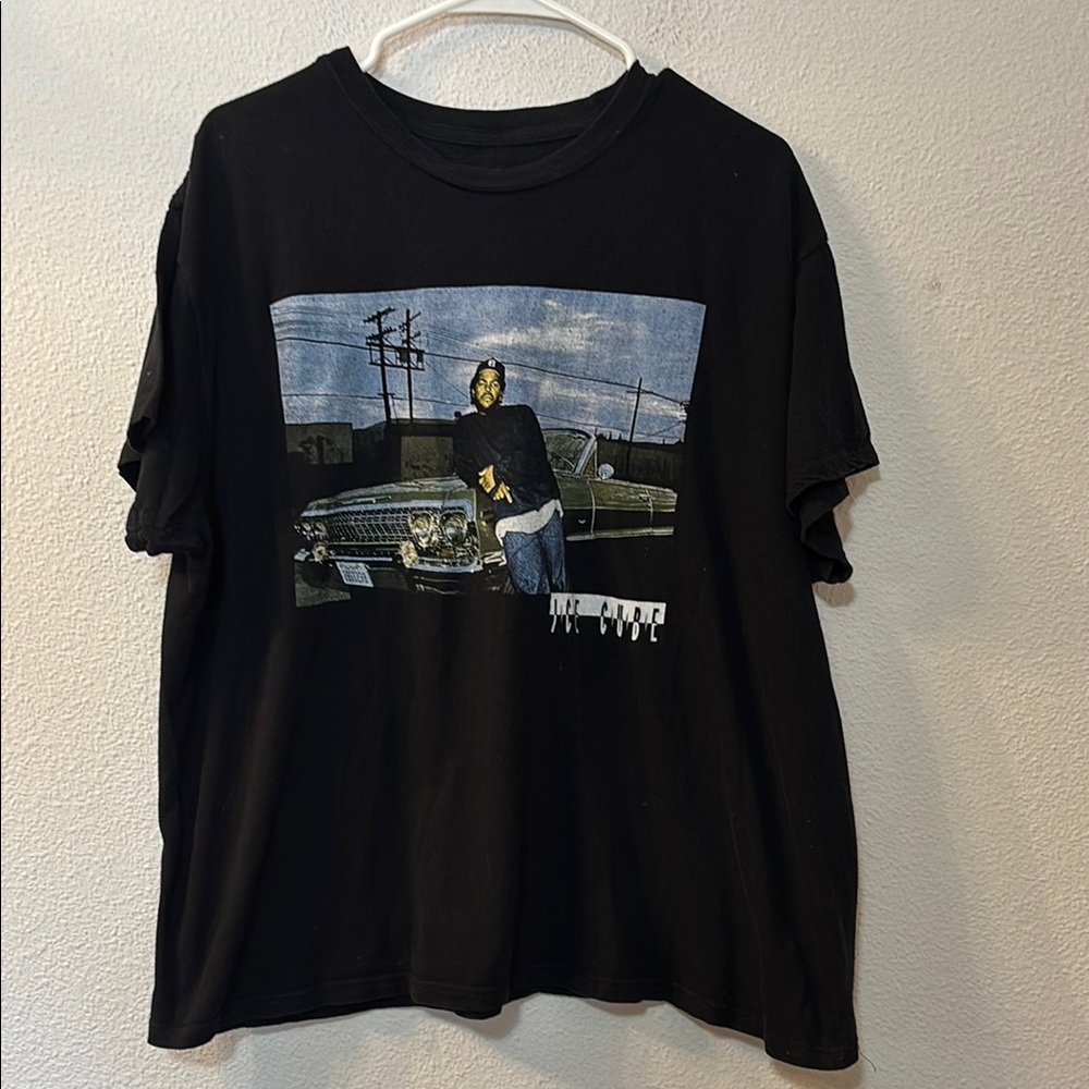 Ice Cube Short Sleeve Tee with Graphic Design